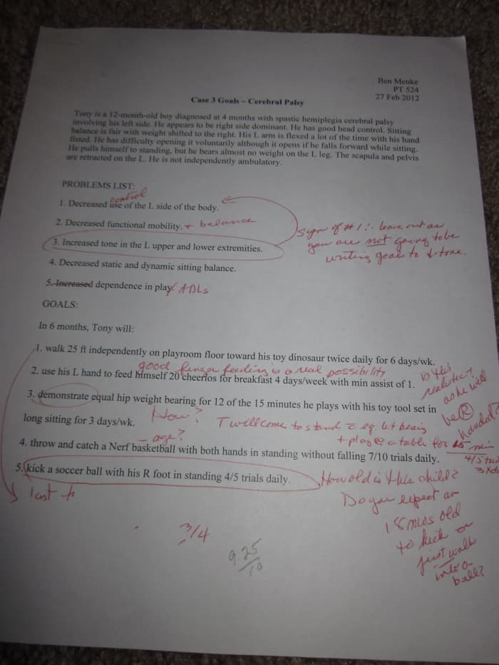 This is a paper I got back this semester... none of this feedback is positive, yet I still got an A!
