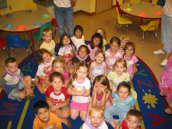 One of my sweet classes! Be sure to take a picture of the class so you can remember to pray throughout the year for your students.