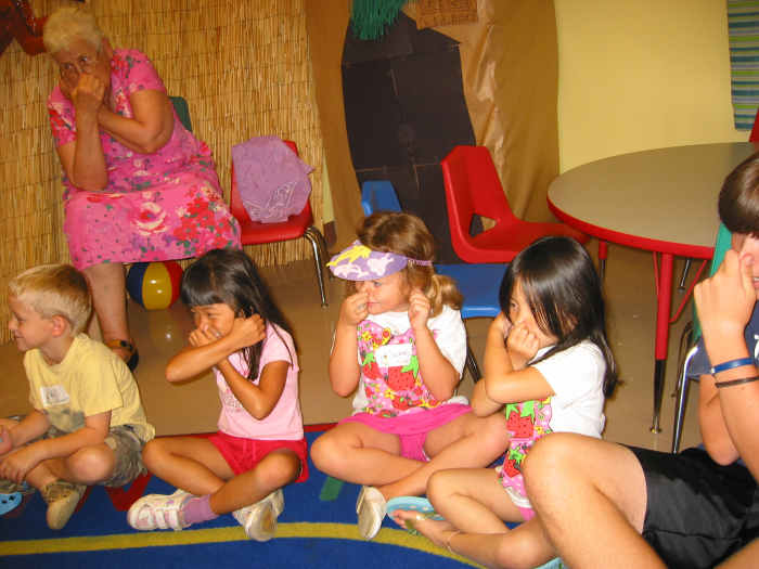 If you can't run around outside, then play some action games inside if children need to get the wiggles out!