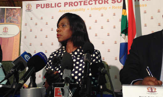 Dedicated to to her work description and diligently research the maladministration and technical lack of the ANC-led government