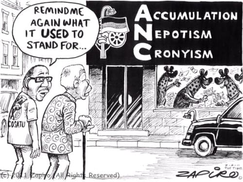 avi made the front newspaper pages in a critical speech on the ruling ANC. Before local elections and at the NUMSA conference, Zwelinzima Vavi states that corruption and self-enrichment in the ANC could push voters into the DA. He warns that the scou