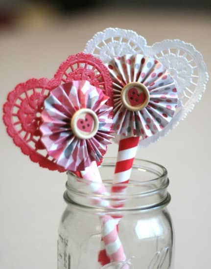 A Valentine's Day mason jar gift can be purely a decoration without any functional purpose.