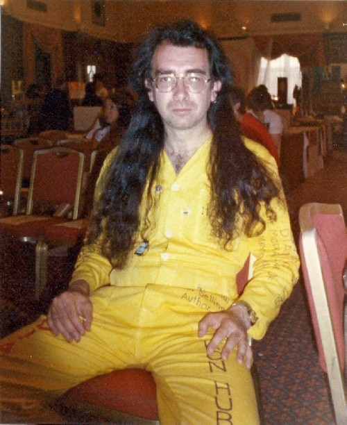 In my Dianetics and Scientology boilersuit.