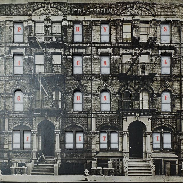 Led Zeppelin "Physical Graffiti" Swan Song Records SSK 89400 2-12" LP Vinyl Record Set, UK Pressing (1975)