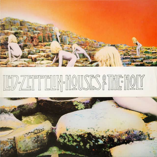 Led Zeppelin "Houses Of The Holy" Atlantic Records K50014 12" LP UK Pressing (1973) Album Cover Art by Hipgnosis