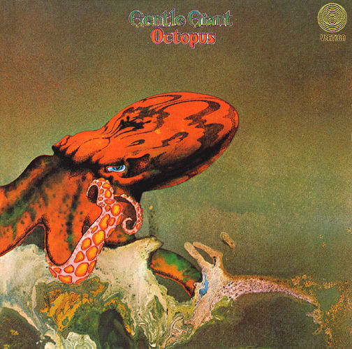 Gentle Giant "Octopus" Vertigo Records 6360 080 12" Vinyl Record, UK Pressing (1972) Gatefold Album Cover Art & Design by Roger Dean