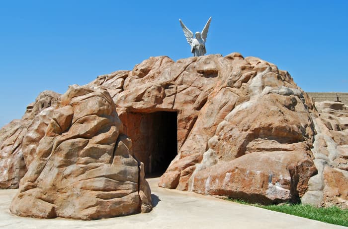 "Do not be amazed; you seek Jesus of Nazareth, who was crucified. He has risen, he is not here; see the place where they laid him."