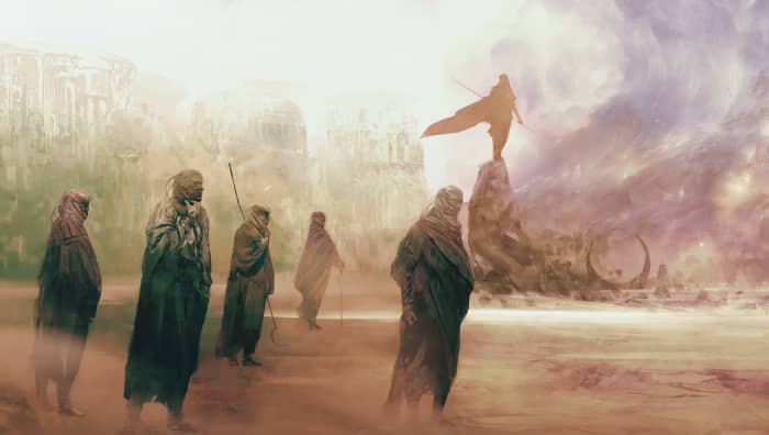 Dune Inspired Concept Art by Simon Goinard.
