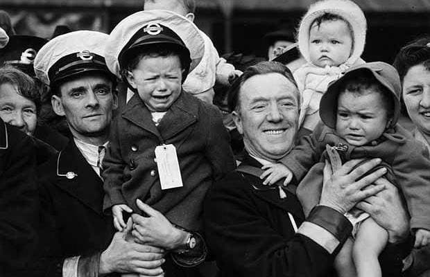 You can clearly see from this photograph what a stressful process this was for the really young children who had no idea what was happening to them.