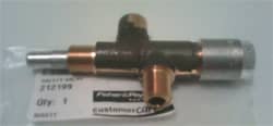 safety valve for the DCS rotisserie button uses heat to charge a magnet in the control valve allowing gas to flow only as long as the burner is burning. The same technology used to make gas log fireplaces safe.