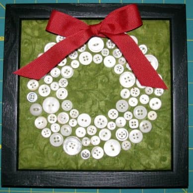 11 Button Wreath Craft Holiday Decorations - HubPages