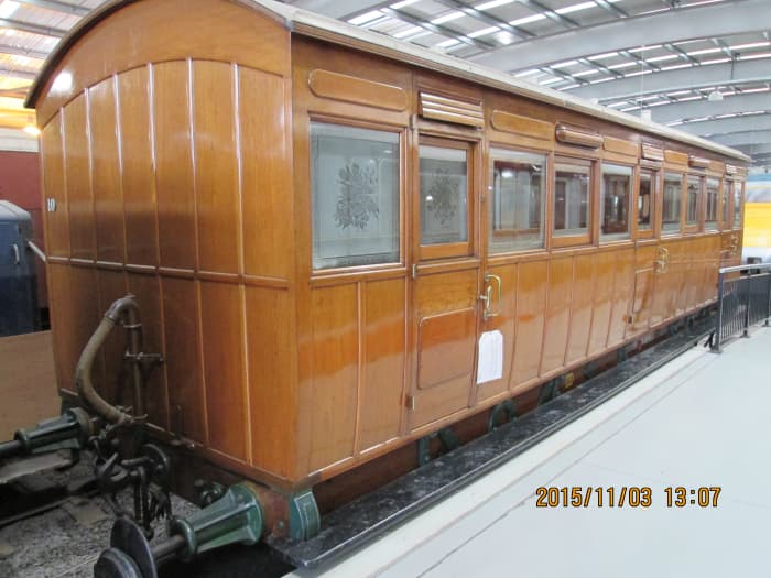 Early Inspection Saloon of the North London Railway - the company was absorbed into the LNWR an subsequently the LMSR/BR Midland Region (Locomotion, Shildon)