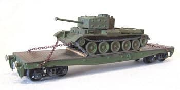 This is the DOGA Warflat kit built as per original use by the War Department (WD) complete with Cromwell tank