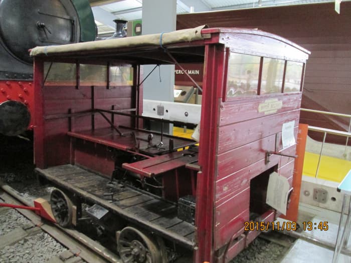 Motorised Whickham Ganger's Trolley to transport track workers along a branch or between work areas on extended working