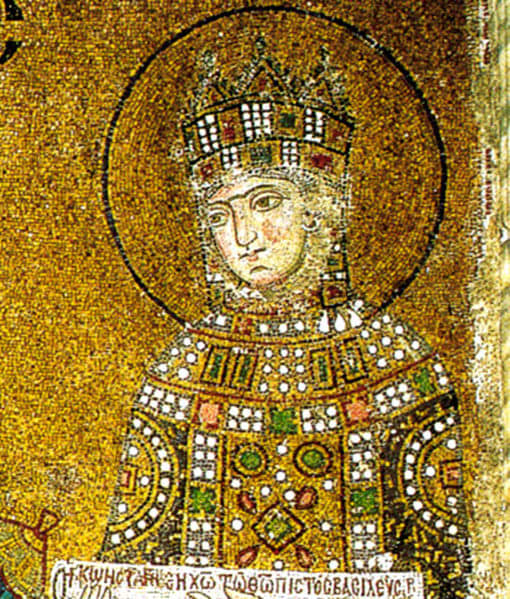 The Empress Zoe, said to have been 'taken' with Harald Sigurdsson - she had three husbands in quick succession