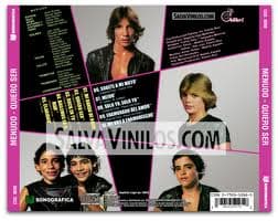 Menudo's back cover of their most famous Spanish album "Quiero Ser" that catapulted them to fame all over Latin America in 1981.