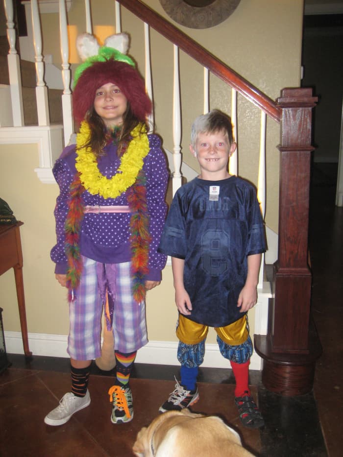 Rainy-Day Activity #6: Dress-Up Parade. Kids can dress up in old Halloween costumes or mom and dad's clothes, or dig through their own closets to see who can come up with the craziest outfit.