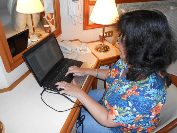 Working from home means a home office can be set up anywhere there's extra space, even in a bedroom!