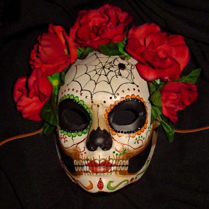 Decorative calaveras or skulls are the main prop of the dia del a muerte festivals, or the day of the dead.