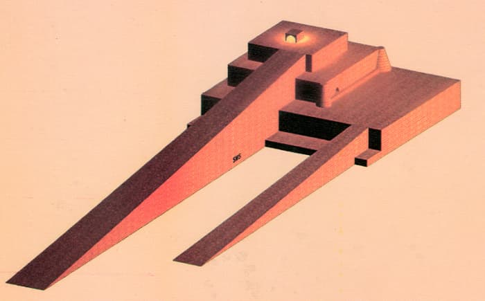 The Sialk Ziggurat, based on the archeological record.