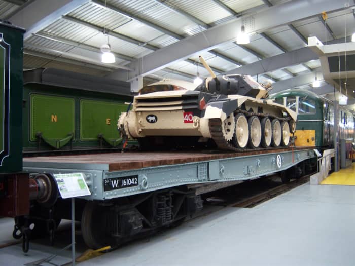 This is the tank flat - in this case taken into the British Railways' Western Region fleet, seen at Locomotion, Shildon