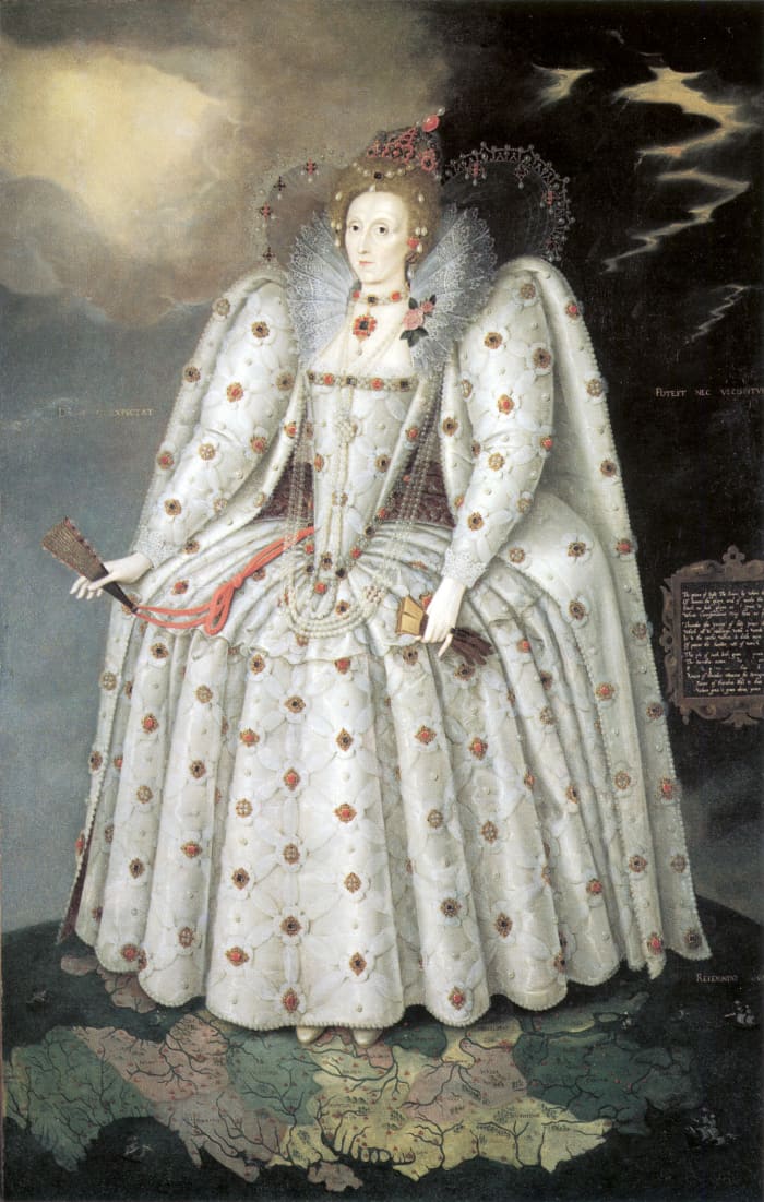 Queen Elizabeth Perched Atop the World.