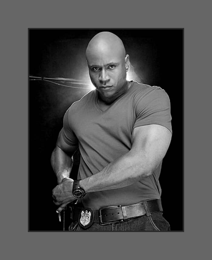 Rapper turned actor LL Cool J sports the bold and bald look which compliments his character in NCIS Los Angeles. - 2013 Hairstyles for Men with Balding Thinning Hair Style Cuts Trends