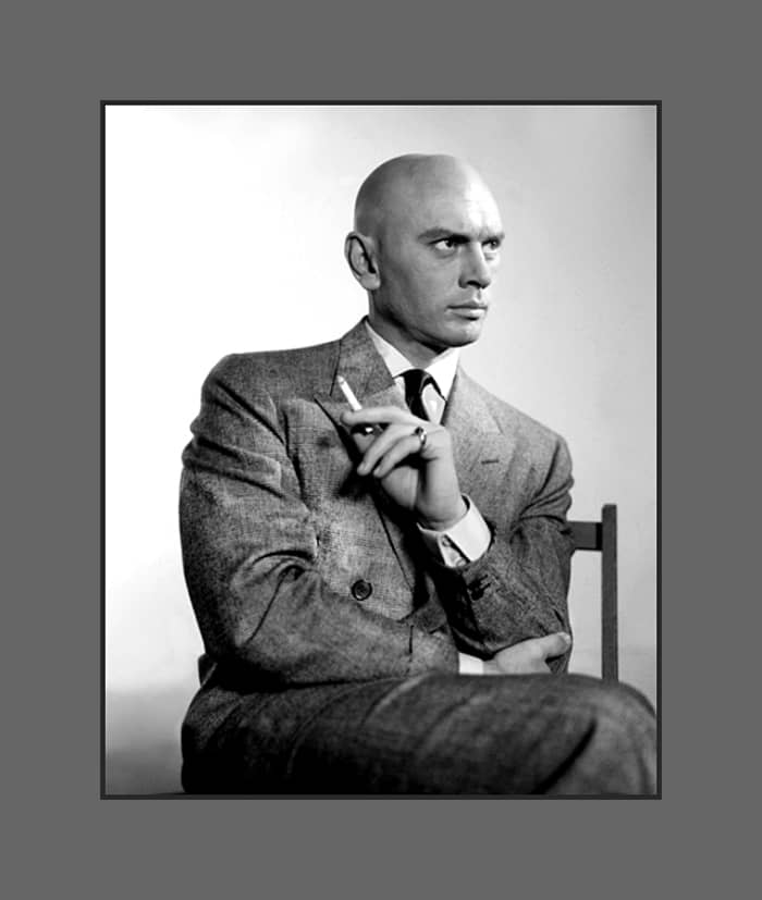 Yul Brynner wore his baldness with pride - Hairstyles for Men with Balding Thinning Hair Style Cuts Trends