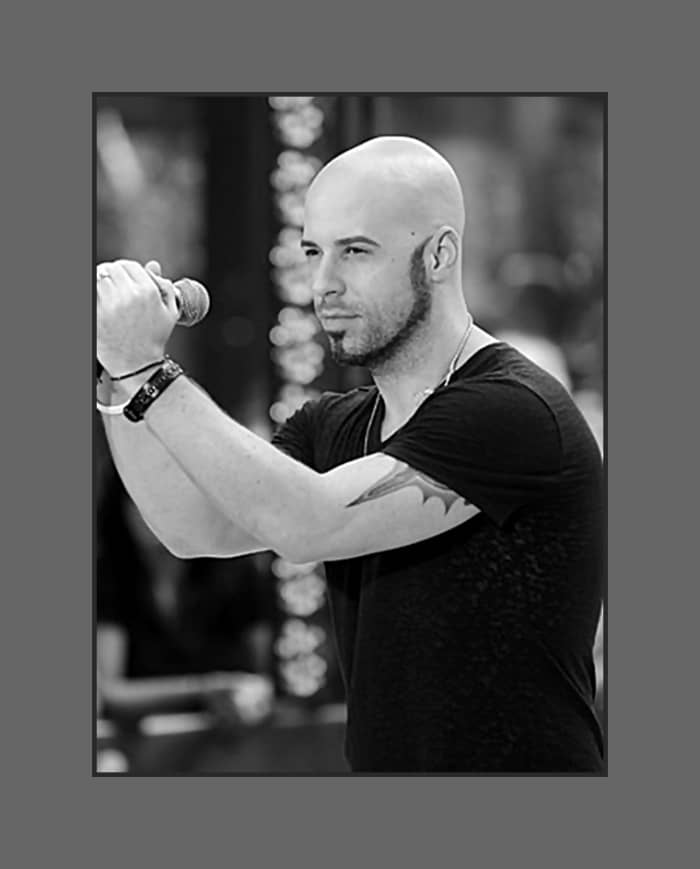 Rocker Chris Daughtry rocks with his bold and bald look. - 2013 Hairstyles for Men with Balding Thinning Hair Style Cuts Trends