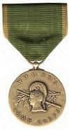The Women's Army Corps Service Medal was awarded for military service in both the Women's Army Auxiliary Corps and the Women's Army Corps