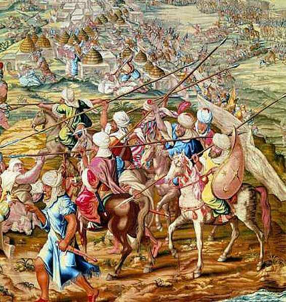 "Conquest of Tunis 1535," tapestry woven for the house of Habsburg by the de Pannemaeker family.