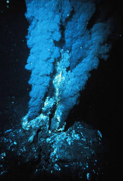 Deep sea vents like this one may have given birth to the earliest life forms through the energy they give.