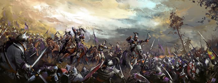 Slavs and their eastern Avar neighbours clash. Nomad Asiatic tribes pressed westward onto European territory, creating ructions between ethnic groups