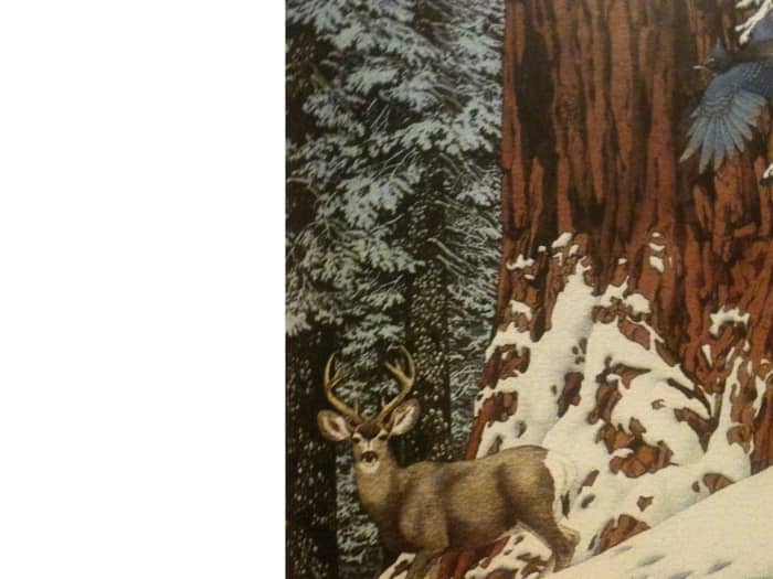 Detail of "Broken Silence," one of Doolittle's pre-camouflage artworks that is reproduced in "The Artwork of Bev Doolittle."