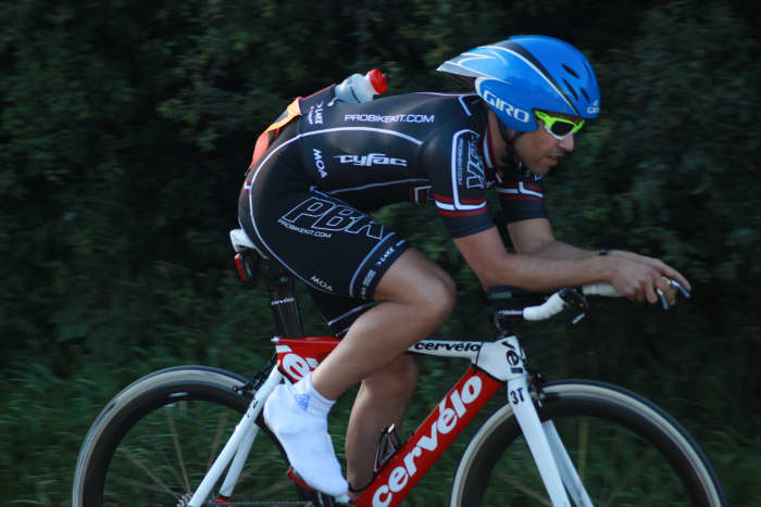 Your fitness never stands still so you either have to Use it- or lose it! This cyclist will put lots of hours of training in place to ensure he maintains and develops his fitness to guard against deconditioning