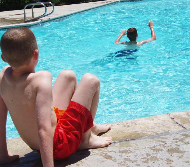 Just big enough and shallow enough for the kids to have fun, a pool of this type will be useful for at least as long as your children are living at home.