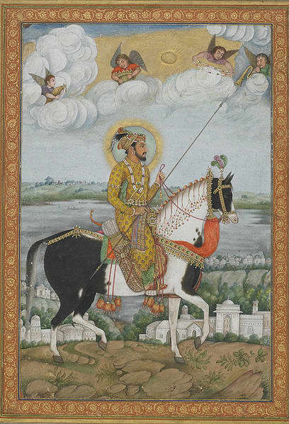 An early 19th century painting of the Mughal emperor Shah Jahan by Mughal artist Govardhan.