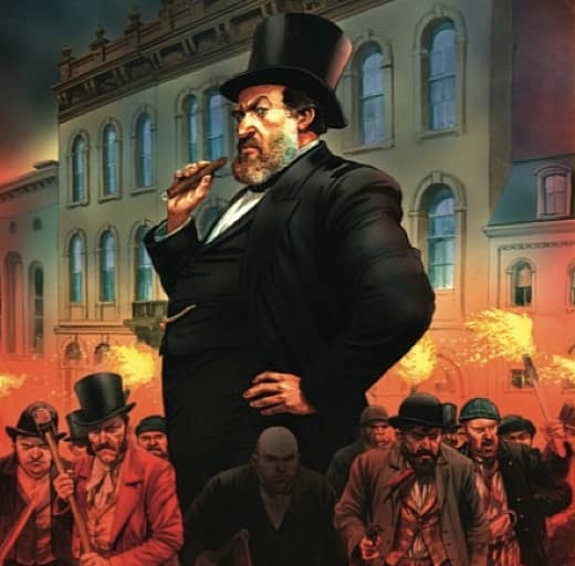 Mayor Hizzone - New York's Tammany Hall, the home of the Democratic Party political machine that played a major role in the politics of 19th century New York City. Mayoral politics... what could possibly go wrong? Tasked with reviewing proposals to
