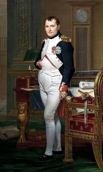 Napoleon Bonaparte, creator of the Grande Armee, the largest army ever seen. It was a true European army with more than a dozen European states represented.