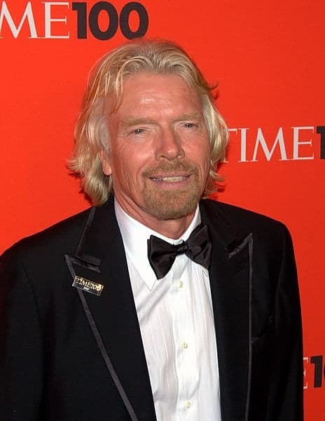 Industrialist Richard Branson, May 3, 2010. VirginMobile one of 400 companies in his Virgin Group.