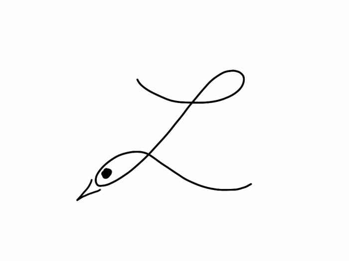 Add an eye and a beak