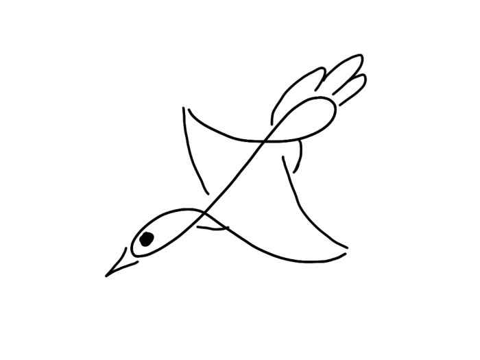 Add a body, and now you have a Swift flying downward.