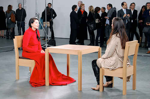 Many who sat and shared a minute's silence with artist Marina Abramović during The Artist is Present were moved to tears.