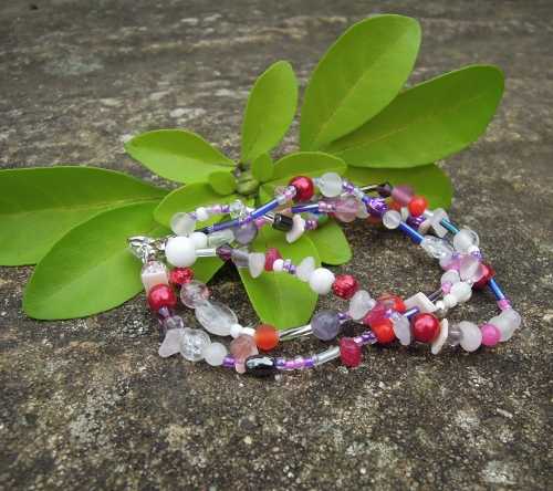 Carefully chosen multi-coloured schemes can result in beautiful and unique pieces of jewellery.