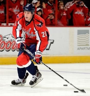 Consider "Laich and Load"! Above: Brooks Laich, C, Washington Capitals.