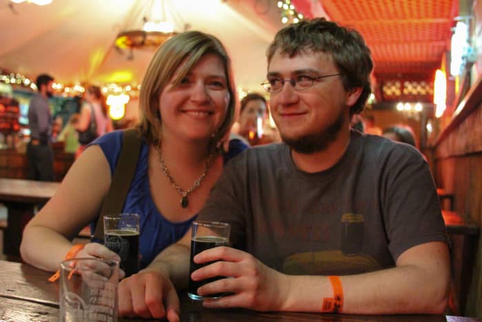 These lovely people were not actually my clients, but sometimes clients do have fabulous ideas for photography locations like the Sprecher Brewery pictured here.