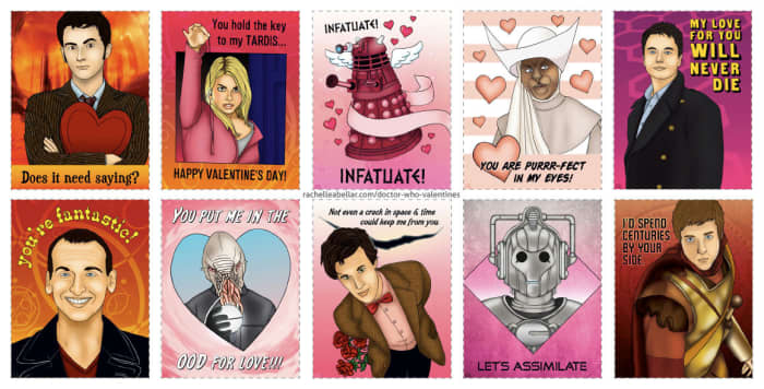 You can find these Valentine's Day Cards by clicking on the picture. You will visit RachelleAbellar.com