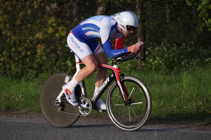 The competitive process is in place throughout the racing and training cycle of a time trial cyclist