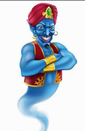According to me, this is probably how genies that fulfill all wishes and encourage desire must be depicted!