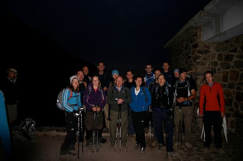 Shared goals and tasks can enhance group cohesion. This was a group of strangers five days before trekking to the summit of Jebel Toubkal, Morocco.